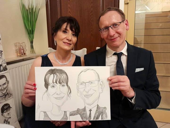 Karykaturzysta na weselu 4